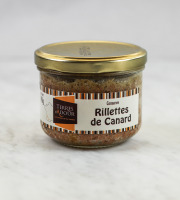 Terres d'Adour - Lot de 3 Rillettes de Canard  : Nature, Piment d'Espelette et Foie Gras