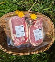 Ferme du Groin à L’Airbe - Côtes de porc plein air bio x2
