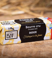 La Ferme de Blas'Lait - Beurre cru demi-sel aux sels de l'île de ré 200g
