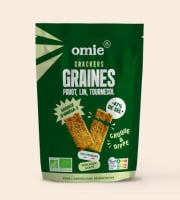 Omie - Crackers aux graines de pavot, lin et tournesol bio - ingrédients français - 100 g