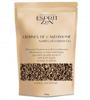 Esprit Zen - Cardamome Graines Noires Décortiquées - Sachet de 200g