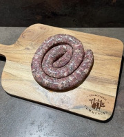 Charcuterie Commenges - Saucisse Fraîche à l'Ail des Ours - 1 x 500g