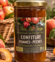 Pom Bio Berger - Confiture Pommes-Pêches Bio