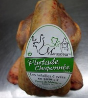 La Famille Mille - Le Maraudeur - Pintade chaponnée Plein air, prêt à cuire, 2.2kg-1.8kg