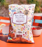 Chips BELSIA - La chips des copains - graisse de canard, ail & piment d'Espelette - 125gr x 10