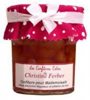 Maison Schmid - Confiture Extra de Christine Ferber - Mademoiselle Cerise blanche d'Alsace et pétales de rose