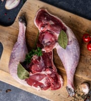 LA FERME DE COLLONGE - Cuisses de dinde noire lot de 2 -1kg