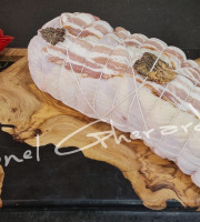Boucherie Charcuterie Traiteur Lionel Ghérardi - Rôti de Poularde farci au Foie gras et Morilles - 1kg5