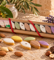 La confiserie d’antan 100% bio - Mini calissons réglette luxe assortiments BIO - 100 gr