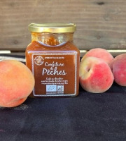Le verger bio de Quinsac - Confiture de pêche 330gr BIO