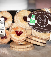 P'tit Bout d'Alsace - Sablés "Linzer" Alsaciens BIO - 125g