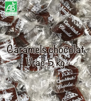 La Ferme des Cara-Meuh - Caramels au chocolat BIO - Vrac 5kg