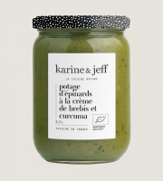 Karine & Jeff - Potage d’épinards à la crème de brebis et curcuma 6x50cl