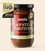 Omie - Pâte à tartiner cacao noisette sans huile ajoutée - 300 g