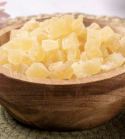 L'OLIVERAIE DU COUDON - Gingembre déshydraté cristallisé cubes, sucré 150g