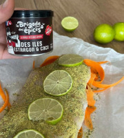 La Brigade des Epices - DES ILES - Assaisonnement pour poissons - Coco, curcuma et estragon 100g