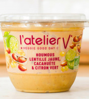 L'Atelier V* - Houmous de lentille jaune, cacahuète & citron vert