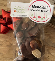 Les amandes et olives du Mont Bouquet - Mendiant chocolat au lait