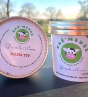 Glaces de Meuse - Lot P'tits Pots "Noisette" - Crème glacée (90gr)