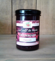 Le Domaine du Framboisier - Confiture allégée en sucre Framboise et Cassis 250g