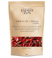 Esprit Zen - Piment de Cayenne entier - Sachet zip 50g