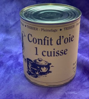 Ferme de Pleinefage - Confit d'oie (1 cuisse) - Boîte de 450g