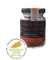 L'OLIVERAIE DU COUDON - Piment d'Espelette BIO 40g