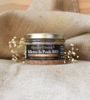 Dégustonfoin - Rillettes de poule BIO au pommeau 180g– Réjouissance Normande