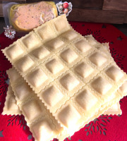 Saveurs Italiennes - raviolis au foie gras de noël