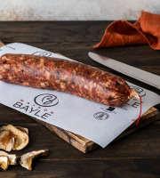 Maison BAYLE - Champions du Monde de boucherie 2016 - Saucisson à cuire - cervelas aux cèpes - Festif - fêtes - Noël