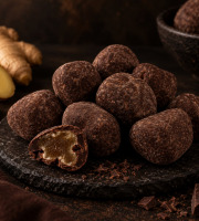 La confiserie d’antan 100% bio - Cubes de gingembre enrobées de chocolats - vrac 500 gr