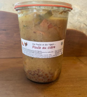 Des Poules et des Vignes à Bourgueil - Poule au cidre
