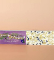 Maison Jonquier - Nougat blanc tendre à la Violette - 100g - Artisanal