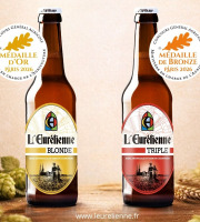 Bière L’Eurélienne – Brasserie de Chandres - 6 bières L'Eurélienne MEDAILLEES 33cL