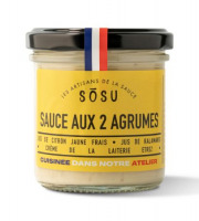 SÒSU, les Artisans de la Sauce - Sauce aux deux agrumes lot de 9 x130g