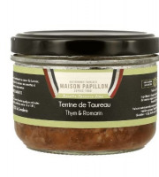 Maison PAPILLON - Artisan depuis 1955 - Terrine de Taureau Thym et Romarin 160g