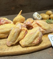 Charcuterie Commenges - [Précommande] 8 Ailes de Poulet Fermier BIO - 1kg