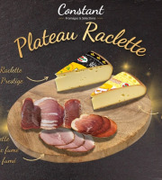Constant Fromages & Sélections - Plateau Raclette - 4/5 personnes - Fromage et Charcuterie