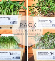 Ma Micropousse culinaire - Micro pousse Pack de découverte bio 8 barquettes