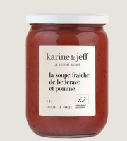 Karine & Jeff - Soupe fraîche de betterave et pomme 50cl