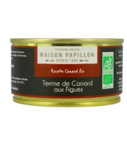 Maison PAPILLON - Artisan depuis 1955 - Terrine BIO de Canard aux Figues 130g