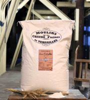 Moulins de Versailles - Farine De Blé Complète Intégrale T150 - 25kg