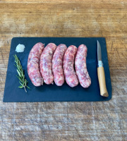 Elevage Les Blancs de l'Ouest - Saucisse nature - 650g