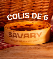 Maison Savary - Colis de 6 Flans Bois Nature ( 900 g)
