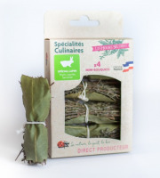 Les Herbes du Roussillon - 4 Mini-bouquets "spécial Lapin" Thym, Laurier, Sarriette