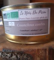 Le Noir du Picou Elodie Ribas - coustellous confit de porc pur gascon