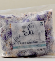 Artisans du Sel - Fleur de Sel de Guérande au citron et pétales de Bleuets x 14