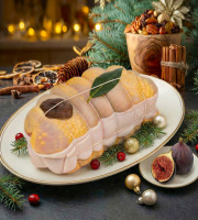Maison Lascours - [Précommande] Rôti de Chapon Fermier farce aux Figues - 2kg