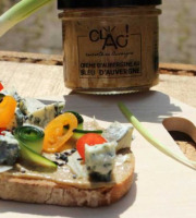 CLAC Conserverie - Crème d'aubergine au bleu d'Auvergne 100g