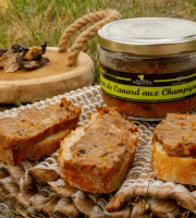 La Ferme du Luguen - Terrine de canard aux champignons 180g